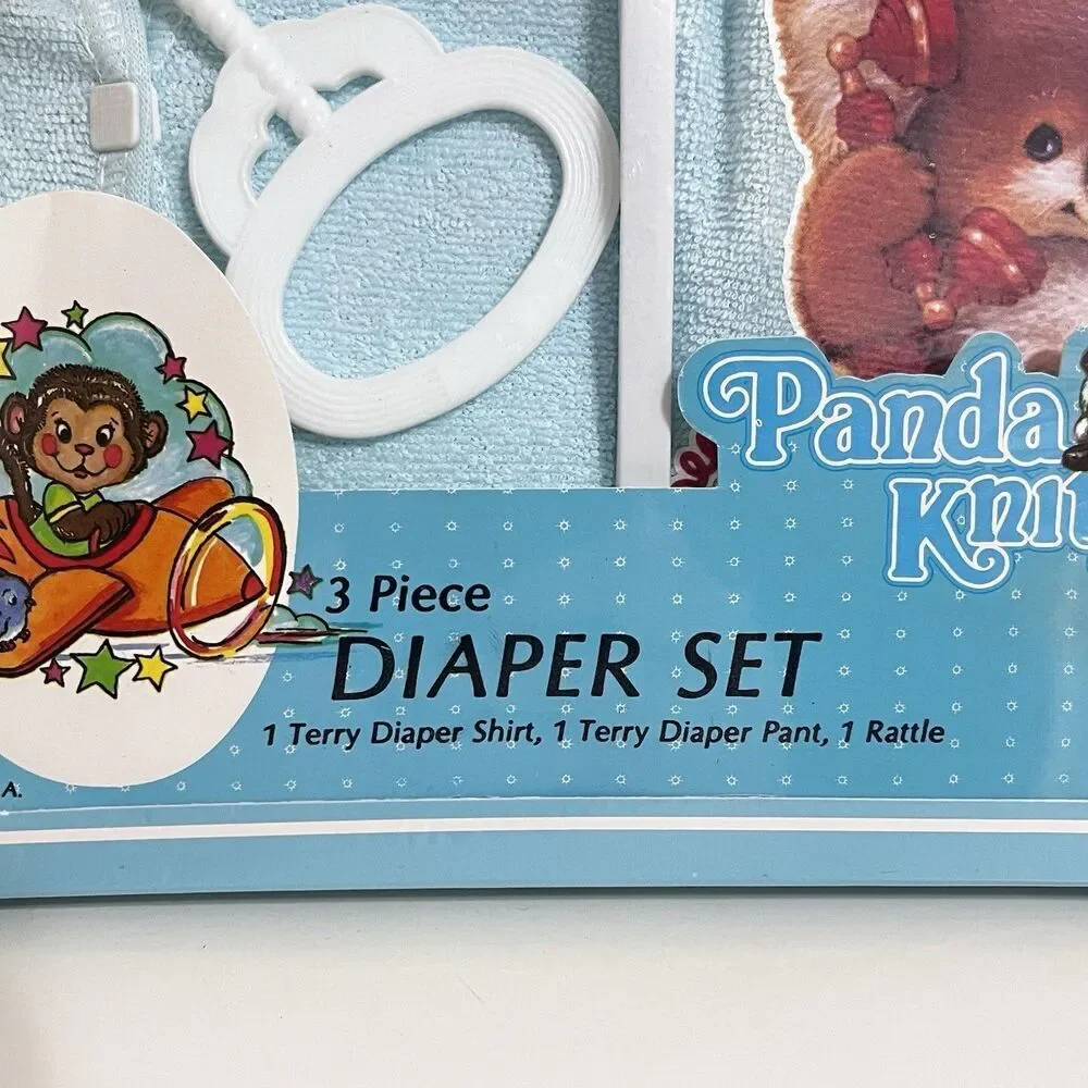 Panda Knits vintage panda